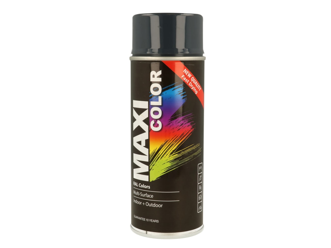 Maxicolor Anthracite/Grey Spray Paint Gloss 400Ml Mx7016