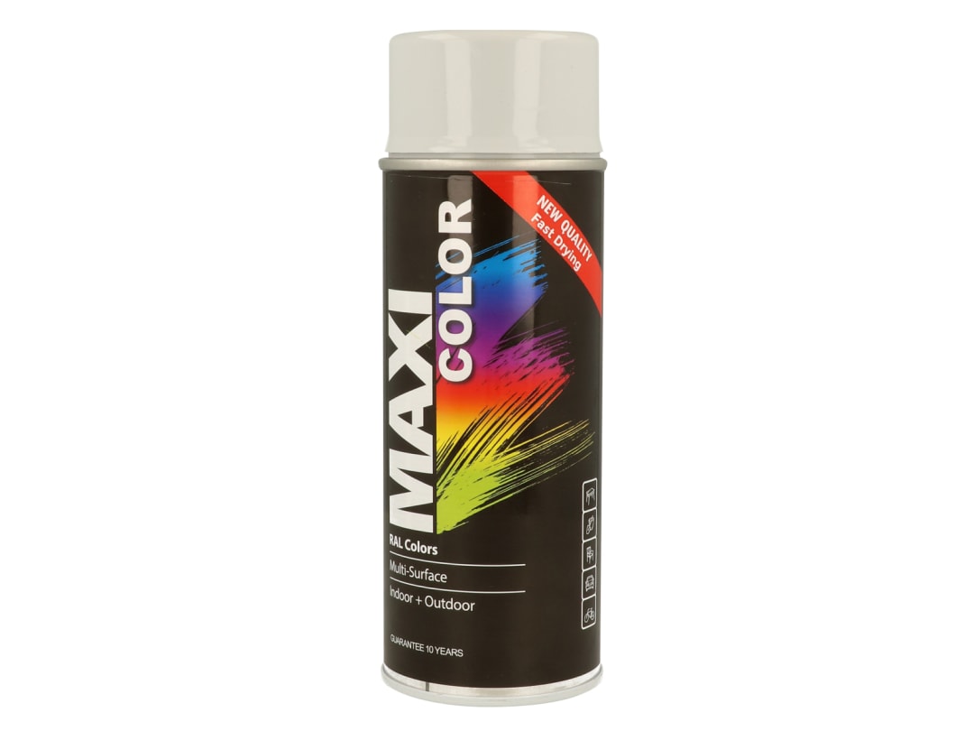 Maxicolor Light/Grey Spray Paint Gloss 400Ml Mx7035