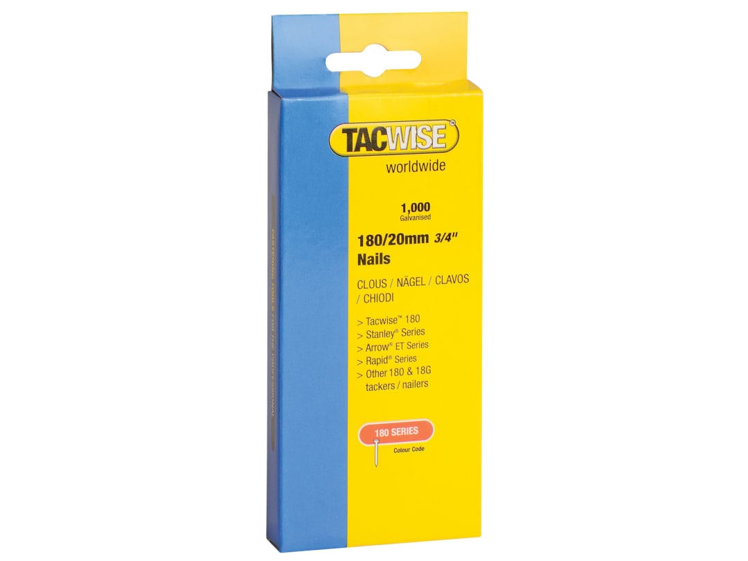 Tacwise 18 Gauge 25Mm Nails (Pack 1000) 0361