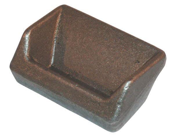 Dual wheel weld-on cleats