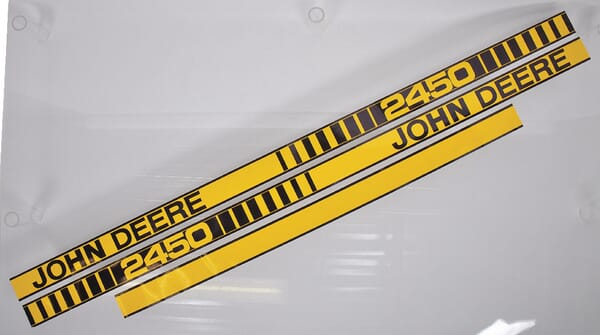 Non Original Sticker Set "John Deere 2450" Tr2450jd