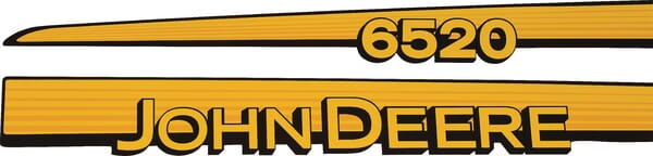 Non Original Sticker Set "John Deere 6520" Tr6520jd