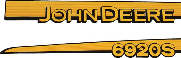 Non Original Sticker Set "John Deere 6920S " Tr6920sjd