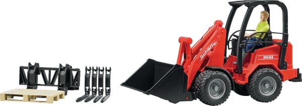 Bruder Schäffer Farm Loader 2034+Acc. U02191