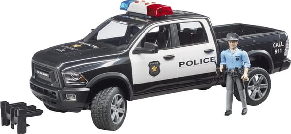 Bruder Ram 2500 Police Truck With Policeman U02505