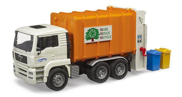 Bruder Man Tga Rear Loading Garbage Truck U02772