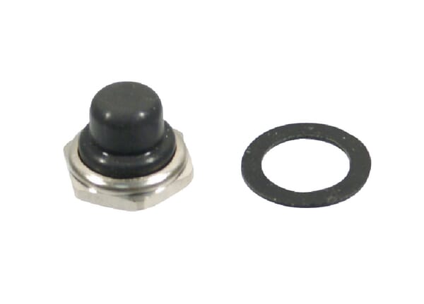 Apem Black Push Switch Cap 12Mm U1654