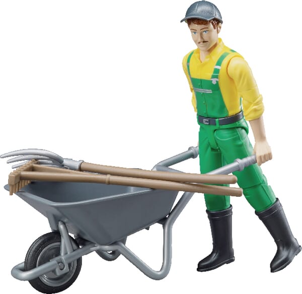 Bruder Figure Set Farmer With Accessories U62610