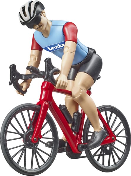 Bruder Road Bike With Cyclist U63110