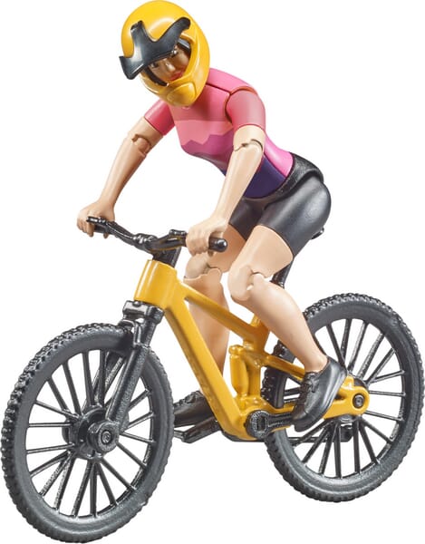 Bruder Mountain Bike With Cyclist U63111