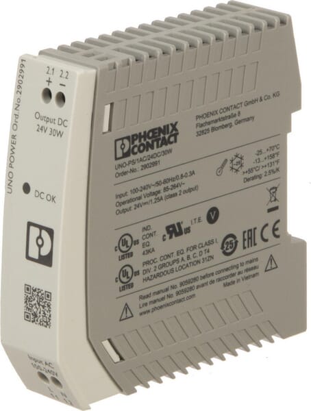 Phoenix Contact Power Supply Unops1ac24dc30w