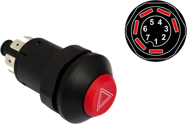 Vapormatic Hazard Push Switch Vpm5263