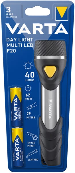 Varta Consumer Batteries Light Torch Day Multi Led F20 Vt16632