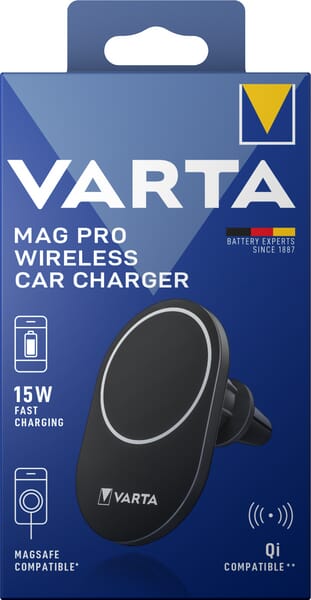 Varta Consumer Batteries Mag Pro Wireless Car Charger Vt57902