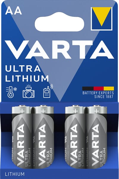 Varta Consumer Batteries Lithium Batteries 1.5V Aa (4) Vt6106301404