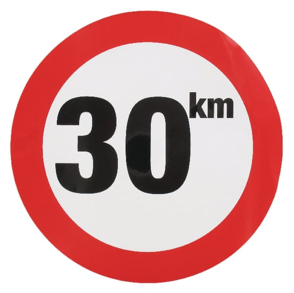 Unbranded Sticker prohibition sign speed limit: 30km/h WB3001L
