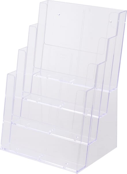 Unbranded Leaflet holder 4x A4 standard WLK216