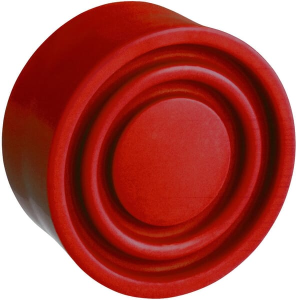 Schneider-Electric Red Rubber Push Button Cap Zbp014