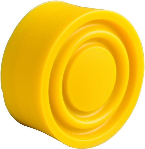 Schneider-Electric Yellow Rubber Push Button Cap Zbp015