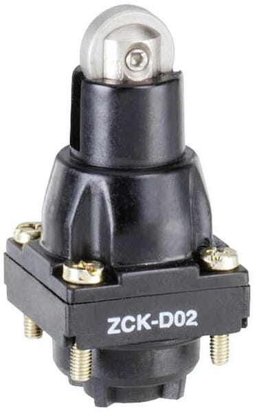 Telemecanique Plunger, Steel Roller Zckd02